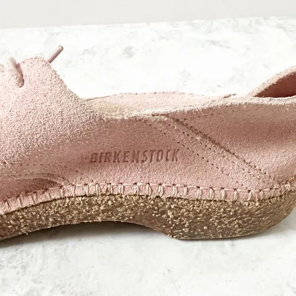 Birkenstock Gary Convertible Shoes Closed Toe Comfort 40 9 Soft Pink Lace Up