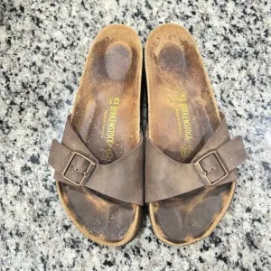 Birkenstock one straps Slide sandals  shoes size 43 280 M10 REGULAR