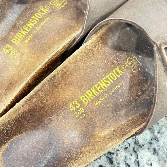 Birkenstock one straps Slide sandals  shoes size 43 280 M10 REGULAR