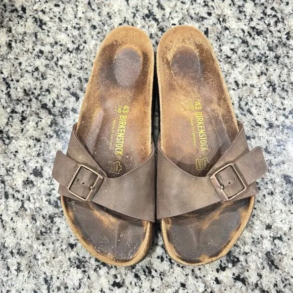 Birkenstock one straps Slide sandals  shoes size 43 280 M10 REGULAR