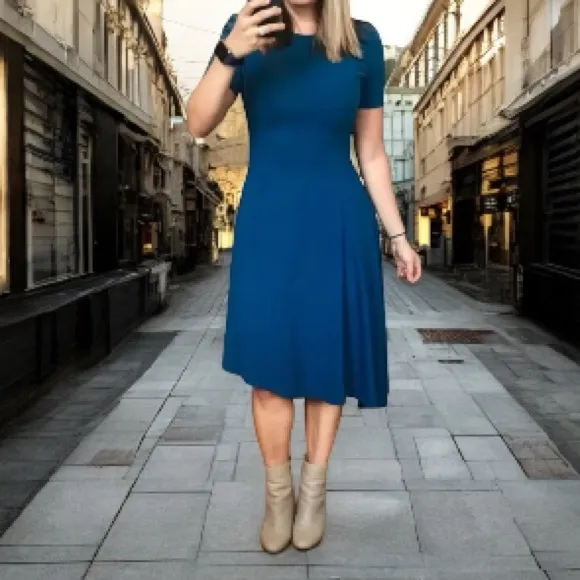 Black Halo -Olcay Asymmetrical Dress