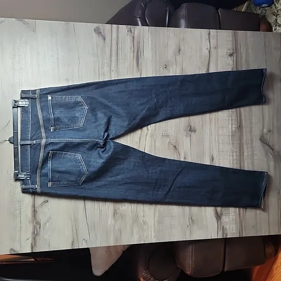 BLDWN Modern Slim Button Fly Jeans in Indigo Selvedge