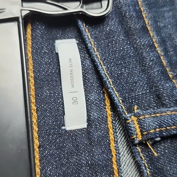 BLDWN Modern Slim Button Fly Jeans in Indigo Selvedge