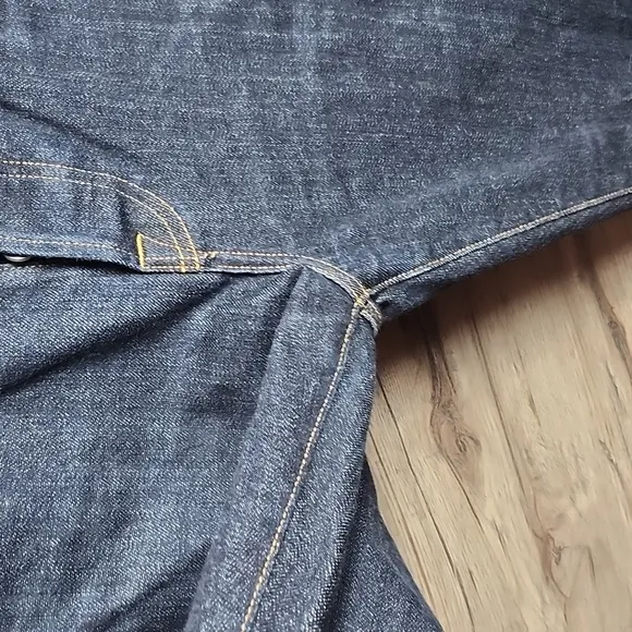 BLDWN Modern Slim Button Fly Jeans in Indigo Selvedge