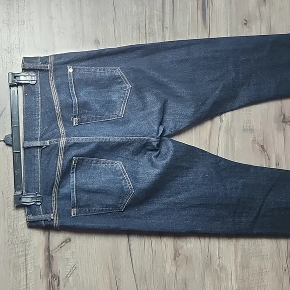 BLDWN Modern Slim Button Fly Jeans in Indigo Selvedge