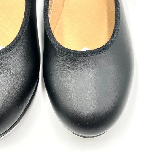 Bloch Girls Sz 13.5 S0302G Tap-On Black Leather Mary Jane Strap Tap Dance Shoes