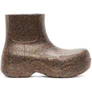 Bottega Veneta Puddle Boots Size 39 US 9 Multicolor Speckled ASIS
