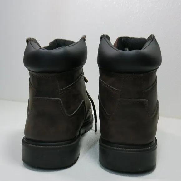 Brahma Oil Tanned Leather Safty Toe Work Boots Shoes Industrial Footwear Sz 10.5