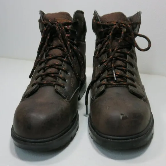 Brahma Oil Tanned Leather Safty Toe Work Boots Shoes Industrial Footwear Sz 10.5