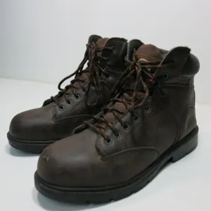 Brahma Oil Tanned Leather Safty Toe Work Boots Shoes Industrial Footwear Sz 10.5