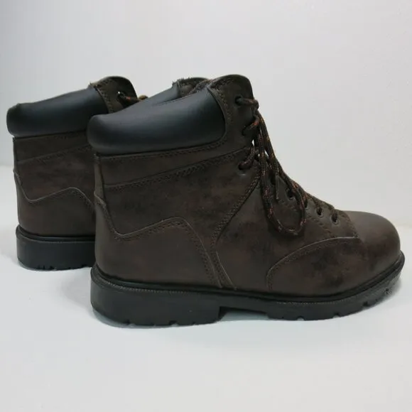 Brahma Oil Tanned Leather Safty Toe Work Boots Shoes Industrial Footwear Sz 10.5
