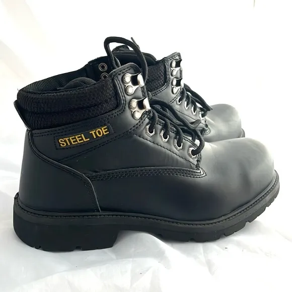 Brahma Steel Toe black boots, men’s sz 7W