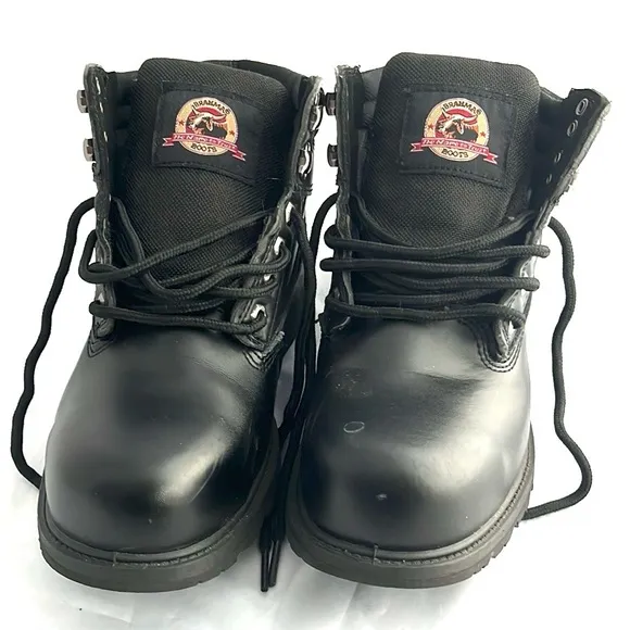 Brahma Steel Toe black boots, men’s sz 7W