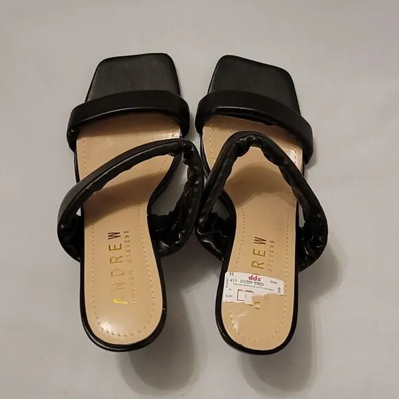 BRAND NEW ANDREW BY ANDREW STEVEN'S WOMEN'S CORA SANDALS