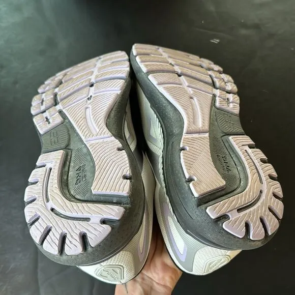 Brooks Adrenaline GTS 23 Women’s Sz 11 D Gray White Black Purple Shoes Running