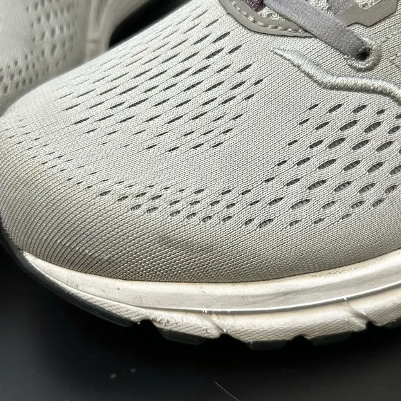 Brooks Ariel 20 Womens Size 9.5 B Shoes Gray Purple Running Walking Pulse Insole