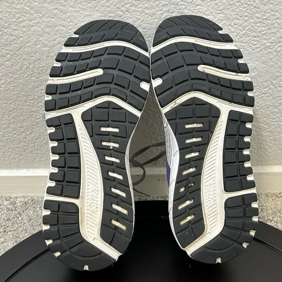 Brooks Ariel 20 Womens Size 9.5 B Shoes Gray Purple Running Walking Pulse Insole