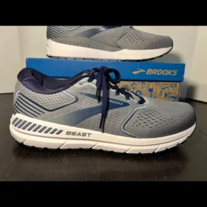 Brooks Beast 20 Running Shoes Sneakers Blue/Grey/Peacoat Mens Size 12