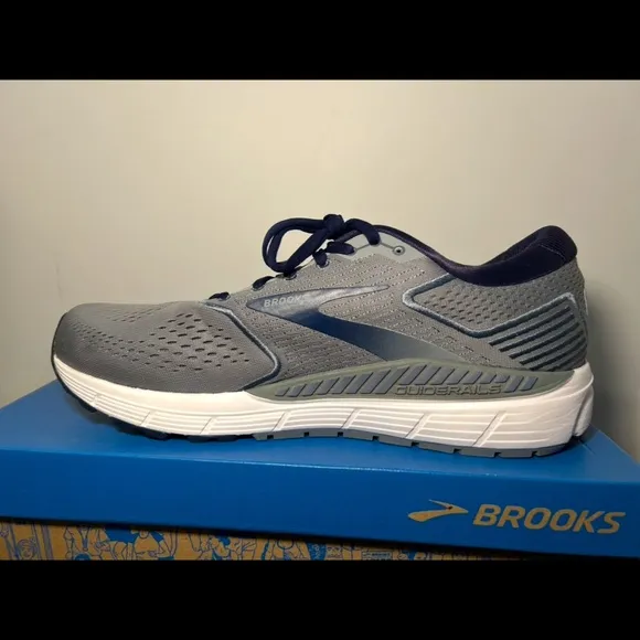 Brooks Beast 20 Running Shoes Sneakers Blue/Grey/Peacoat Mens Size 12