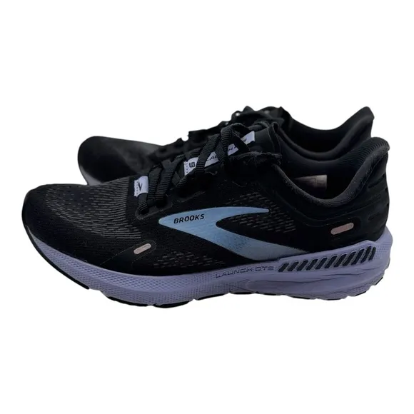 BROOKS Black and Purple Athletic Running Shoes | US 7