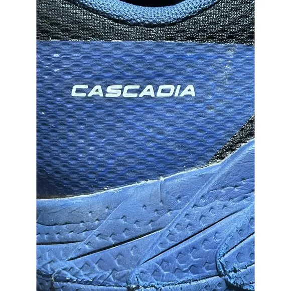 Brooks Cascadia 17 GTX Men 11.5 Shoes Trail Running Stability Trainer Blue Black