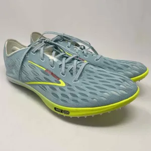 Brooks ELMN8 7 Running Track Shoes Unisex Mens 13 Blue Lightweight Track &amp; Field