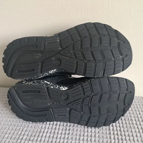 Brooks Ghost 16 Shoes Mens 9.5 EU 43 Black Specks Neutral Running Trainer