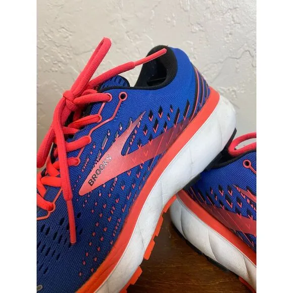 Brooks Ghost Running Shoes Athletic Sneakers‎ Blue Coral Performance Training