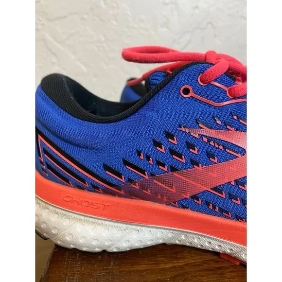 Brooks Ghost Running Shoes Athletic Sneakers‎ Blue Coral Performance Training