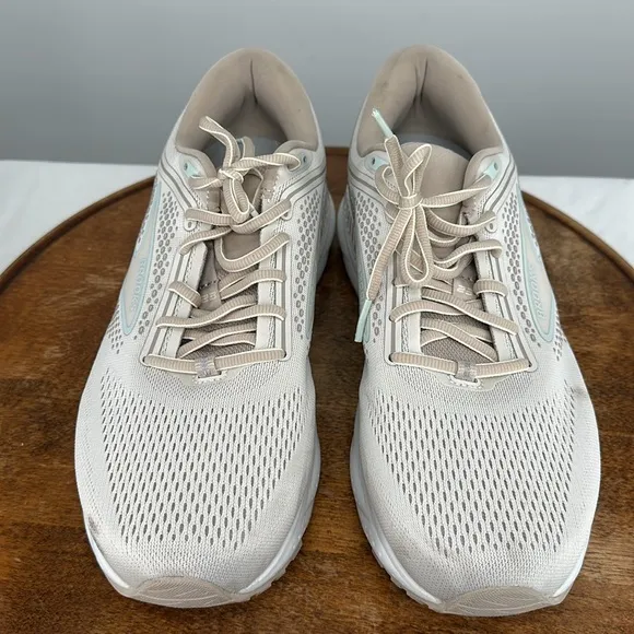 Brooks Shoes Wm 11.5 Wide (D) Ariel GTS 23 Running Sneakers Chateau Grey/Wh Sand