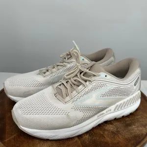 Brooks Shoes Wm 11.5 Wide (D) Ariel GTS 23 Running Sneakers Chateau Grey/Wh Sand
