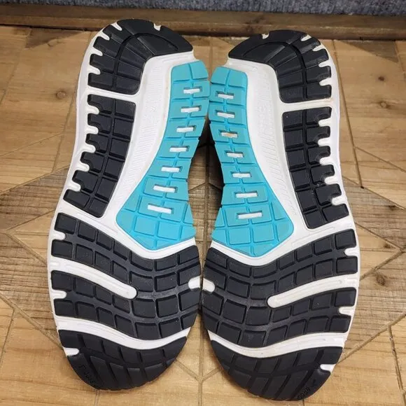 Brooks Shoes Womens 8 Ariel 20 Walking Comfort Cushion Stability Black Blue