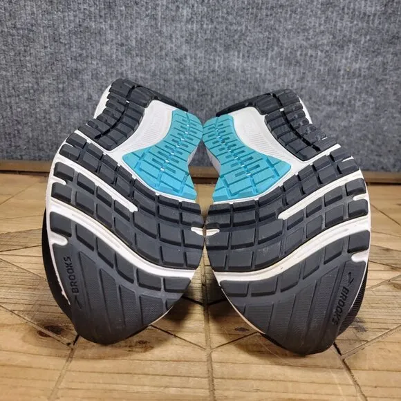 Brooks Shoes Womens 8 Ariel 20 Walking Comfort Cushion Stability Black Blue