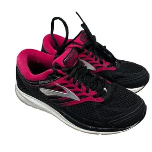 Brooks‎ Womens Addiction 13 Running Shoes Size 8 Black/Pink Medium