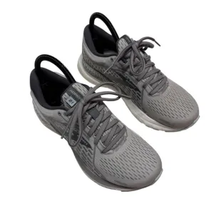 Brooks Womens Adrenaline GTS 21 Gray Running Shoes Sneakers Size 6.5 Wide