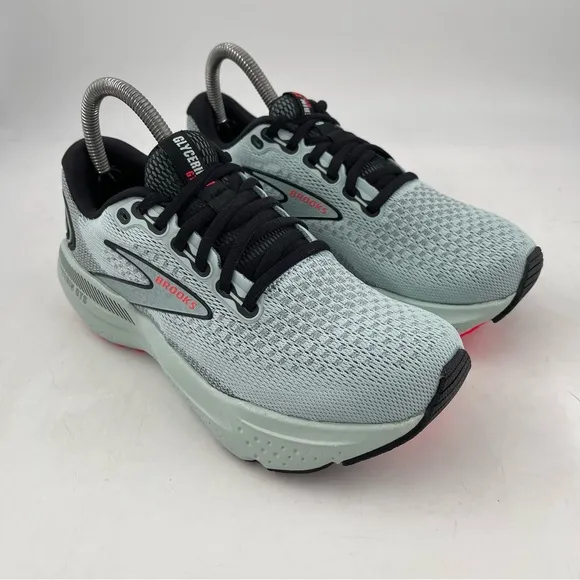 Brooks Women’s Glycerin GTS 21- SZ 7 -Cloud Black Pink Low Top Running Shoes