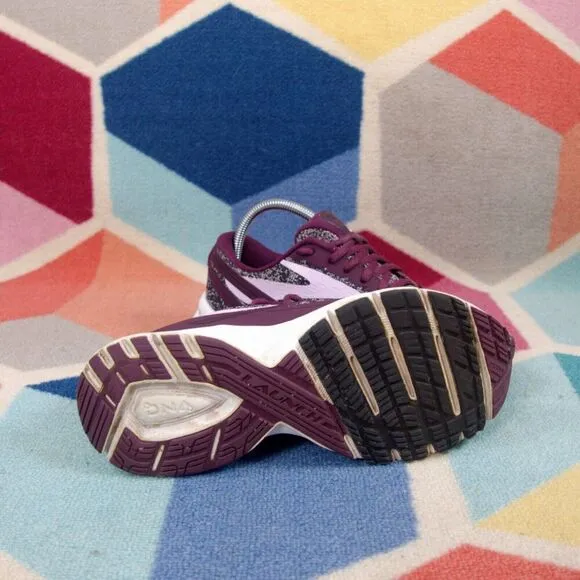 Brooks Launch 4 Running Sneakers Purple Pink Athletic Shoes Women's Size 99