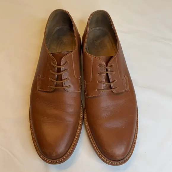 Brown Leather Men's Oxford Shoes