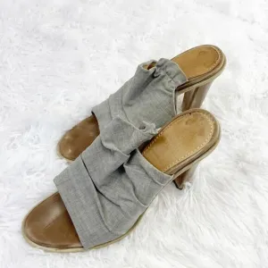Brunello Cucinelli Canvas Platform Sandals