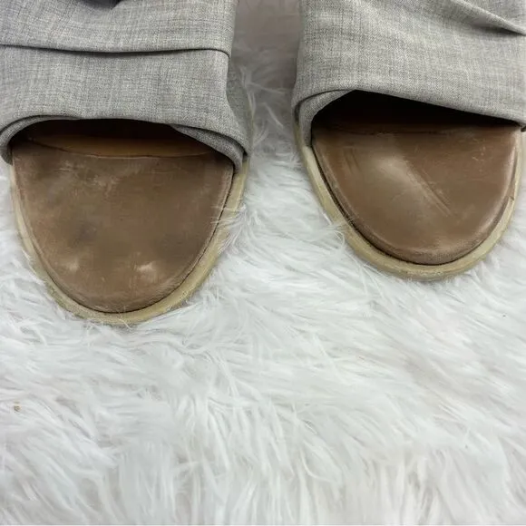 Brunello Cucinelli Canvas Platform Sandals