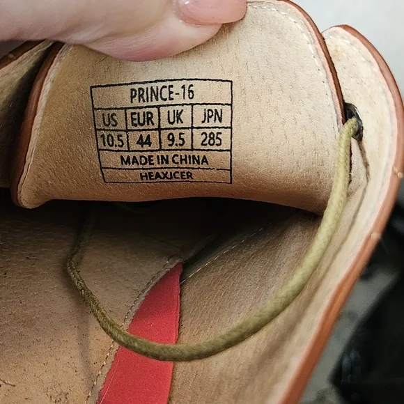 Bruno Marc Prince Cognac Oxford Mens Quiet Luxury Lace Up Dress Shoes Sz 10.5