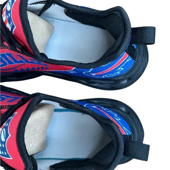 Buffalo Bills Davis Blue Red Mens Athletic Running Shoes Sneakers Size 11-11.5