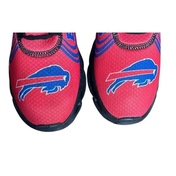 Buffalo Bills Davis Blue Red Mens Athletic Running Shoes Sneakers Size 11-11.5