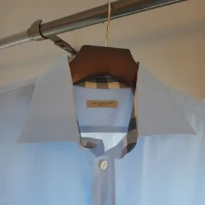 Burberry Blue Dress Shirt with Modern Design