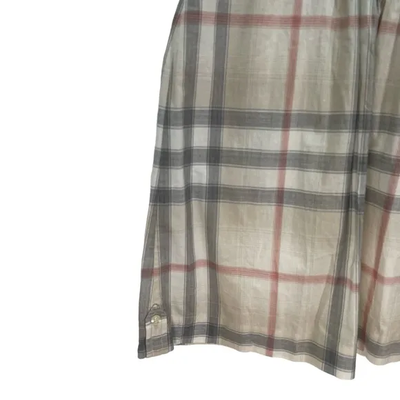 Burberry Childrens Plaid Classic Belted Dress Girls 12Y