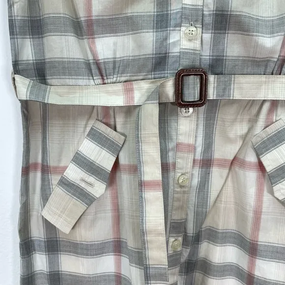 Burberry Childrens Plaid Classic Belted Dress Girls 12Y