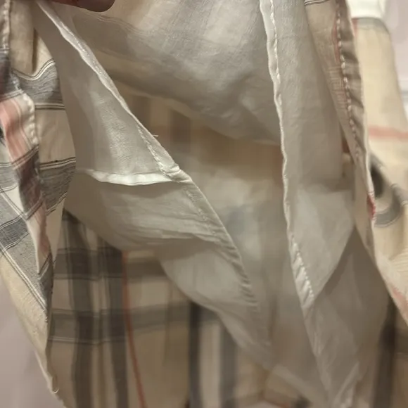 Burberry sleeveless classic plaid dress size 12 months