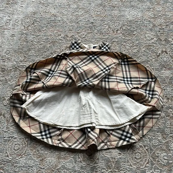 Burberry vintage baby dress classic print