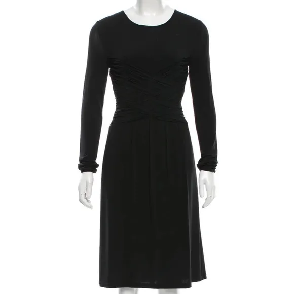 BURBERRY Woven Waist Classic Dress LBD 2