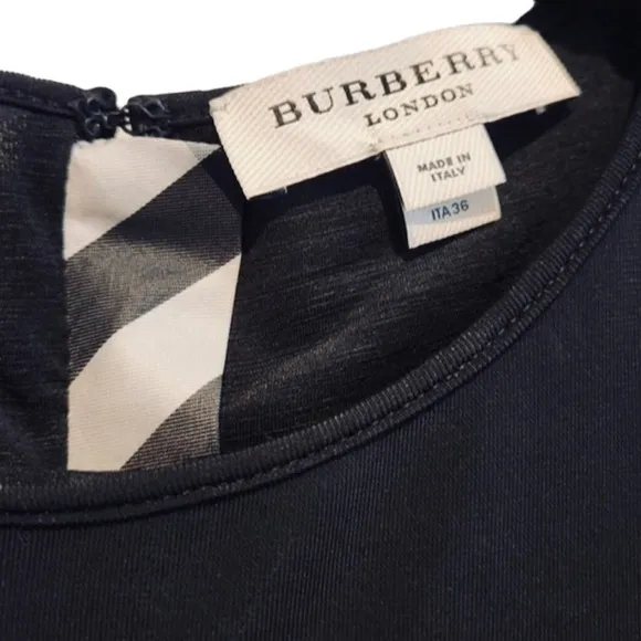 BURBERRY Woven Waist Classic Dress LBD 2
